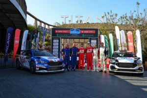 Bodrum Rallisi'nde zafer kazanan Kerem Kazaz ve Corentin Silvestre ekibi