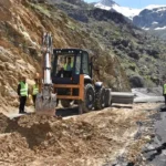 Mereto Dağı yolunda onarım çalışmaları devam ediyor