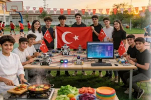 Mesleki eğitimde 'Marifetli Gençlik' etkinliği kapsamında öğrenciler üretim ve sosyal sorumluluk projelerinde yer alıyor.
