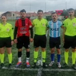 Keşan'da oynanan futbol maçında hakeme yumruk atılması sonrası maçın tatil edildiğini gösteren kapak görseli.