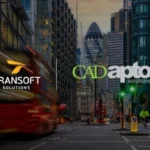 Transoft Solutions ve CADaptor Solutions logosu, şirket evliliğini simgeliyor