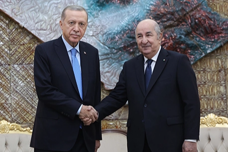 Cezayir Cumhurbaşkanı Abdülmecid Tebbun Türkiye ziyaretinde