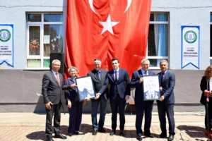 Bursa Gemlik Umurbey Rüştiyesi'nin 161. yıl dönümü kutlama etkinliğinden genel görünüm