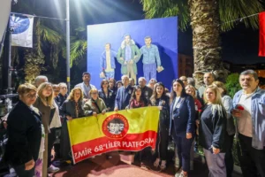 Karabağlar'da Üç Fidan Parkı'nda Deniz Gezmiş, Hüseyin İnan ve Yusuf Aslan anıldı