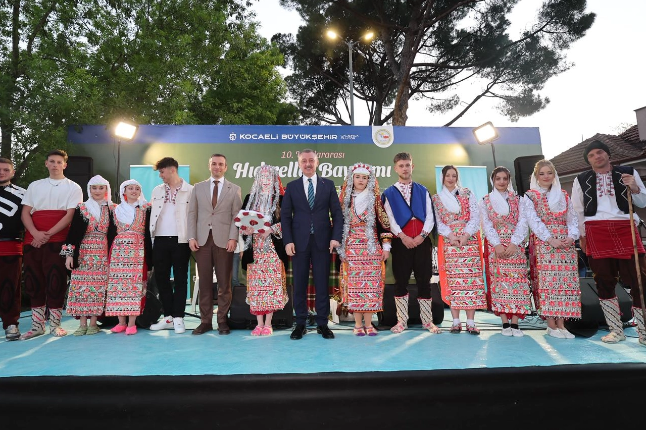 Kocaeli'de 10. Uluslararası Hıdırellez Bayramı kutlamalarından genel görünüm