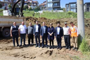 İzmit Tüysüzler Mahallesi'nde yapımına başlanan taziye evi projesi