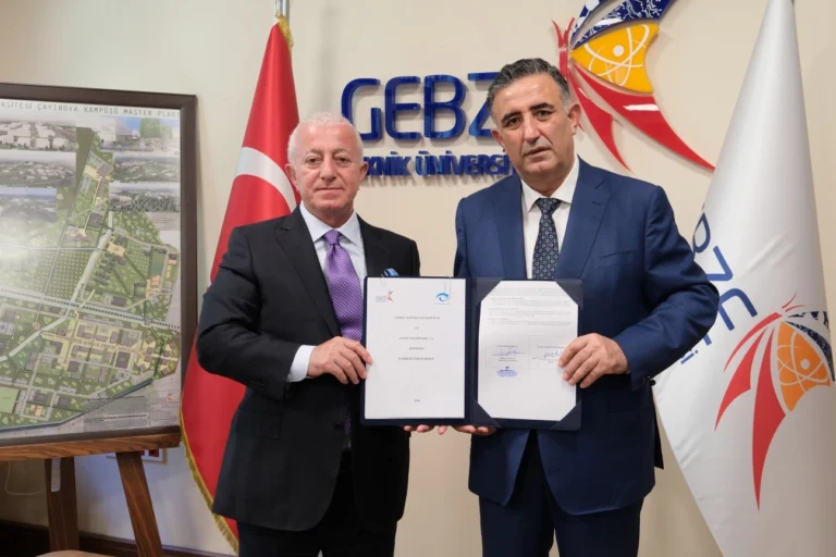 Gebze Teknik Üniversitesi (GTÜ) ve GOSB Teknopark iş birliği protokolü imza töreni