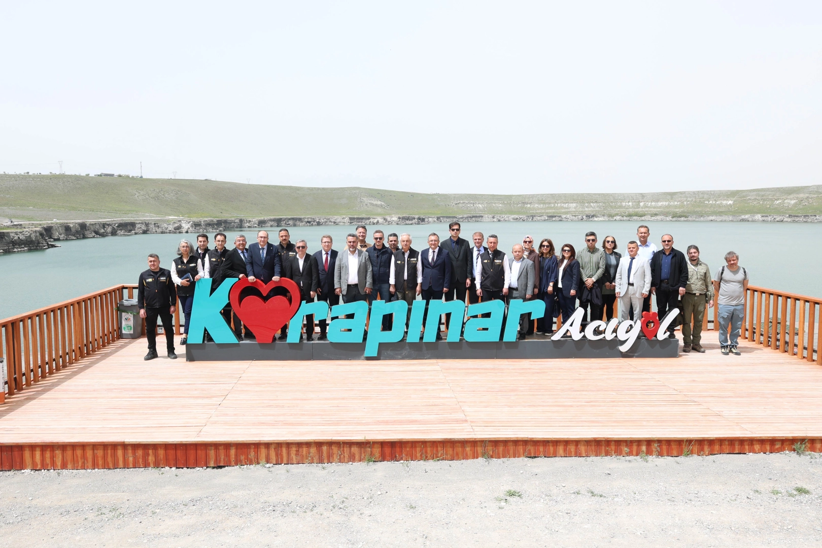 Konya Jeopark Projesi kapsamında Meke Maar'ı ve Acıgöl'de saha incelemesi yapıldı