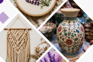 İZMEK kursiyerlerinin yıl sonu el emeği ürünlerinin sergilendiği bir sanat etkinliği