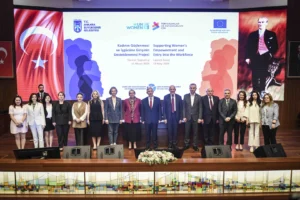 Ankara'da Kadının Güçlenmesi ve İş Gücüne Girişinin Desteklenmesi Projesi lansmanından genel görünüm