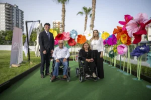 Mersin'de engelli bireylere akülü sandalye dağıtım töreni