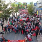 Denizli'de 15 Mayıs Milli Mücadele Günü kortej yürüyüşü ve anma töreni