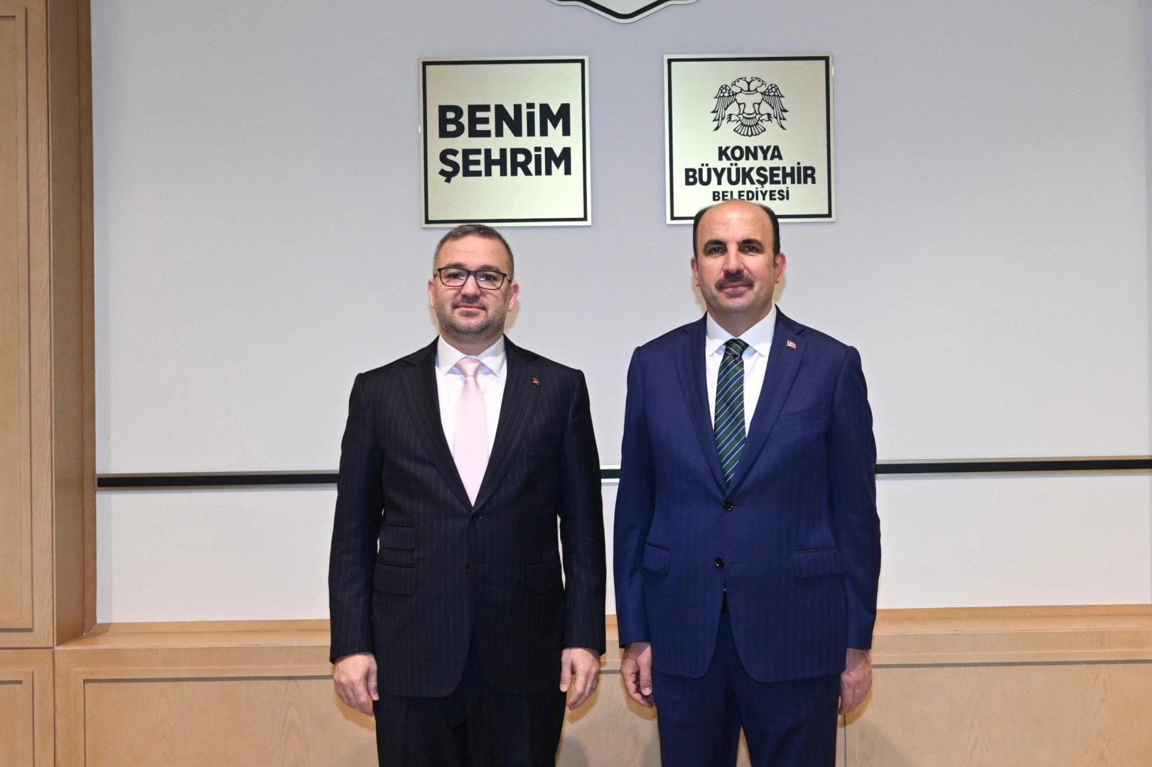 Merkez Bankası Başkanı Fatih Karahan, Konya Büyükşehir Belediye Başkanı Uğur İbrahim Altay'ı ziyaret etti.