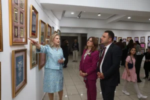 Bursa Nilüfer'de Ebru ve Kaat-ı Sanatları Sergisi