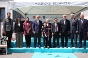 GÖKTİM Melikgazi Latif Başkal A.Ş. Teknoloji Atölyesi'nin açılışından bir görüntü