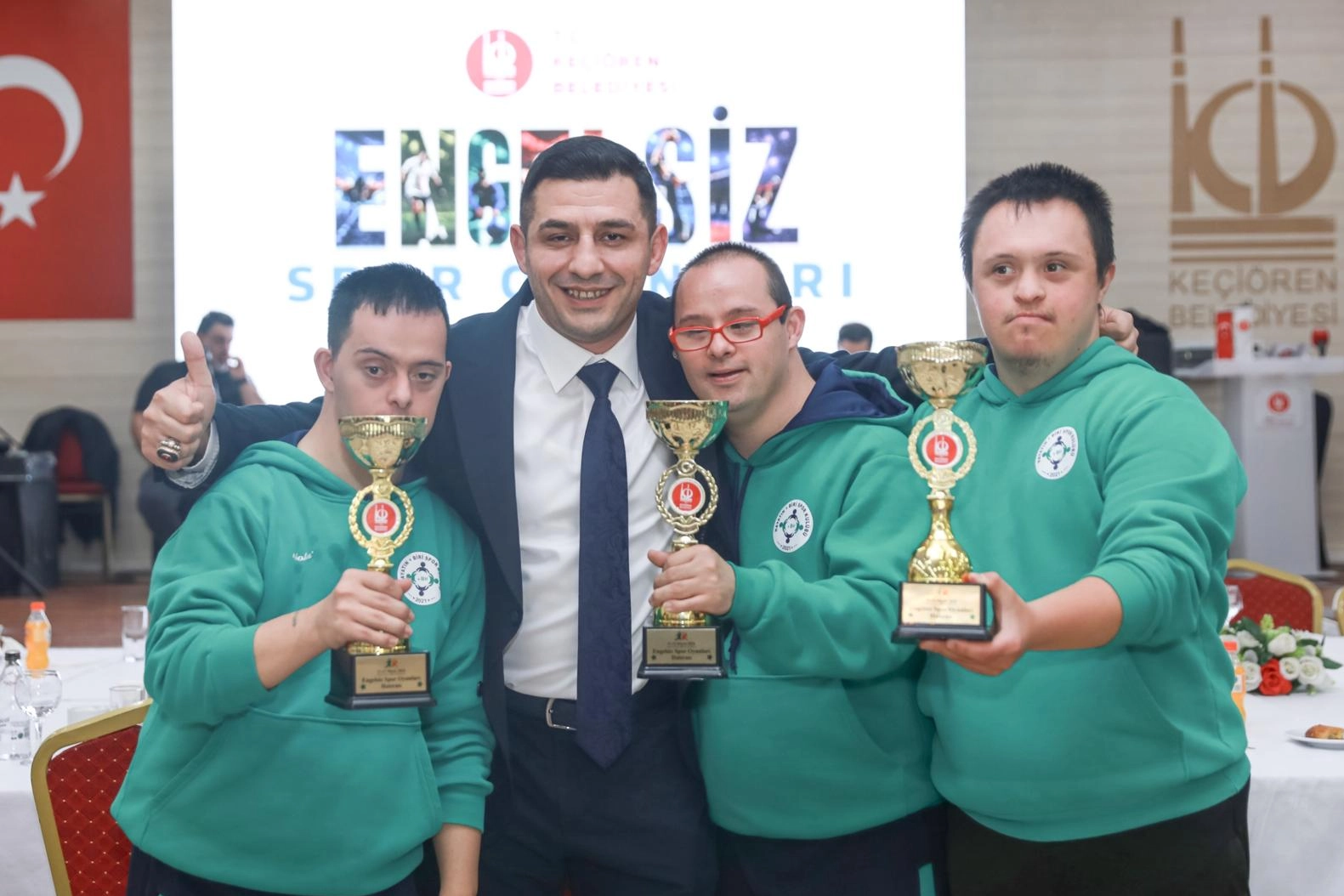 Keçiören Engelsiz Spor Oyunları kapanış programı ve gala yemeği