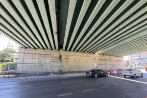 İstanbul D-100 Cevizli Kavşağı Üst Geçidi depreme karşı güçlendirildi