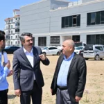 Yıldırım Belediyesi Engelsiz Yaşam Merkezi inşaatından genel bir görünüm