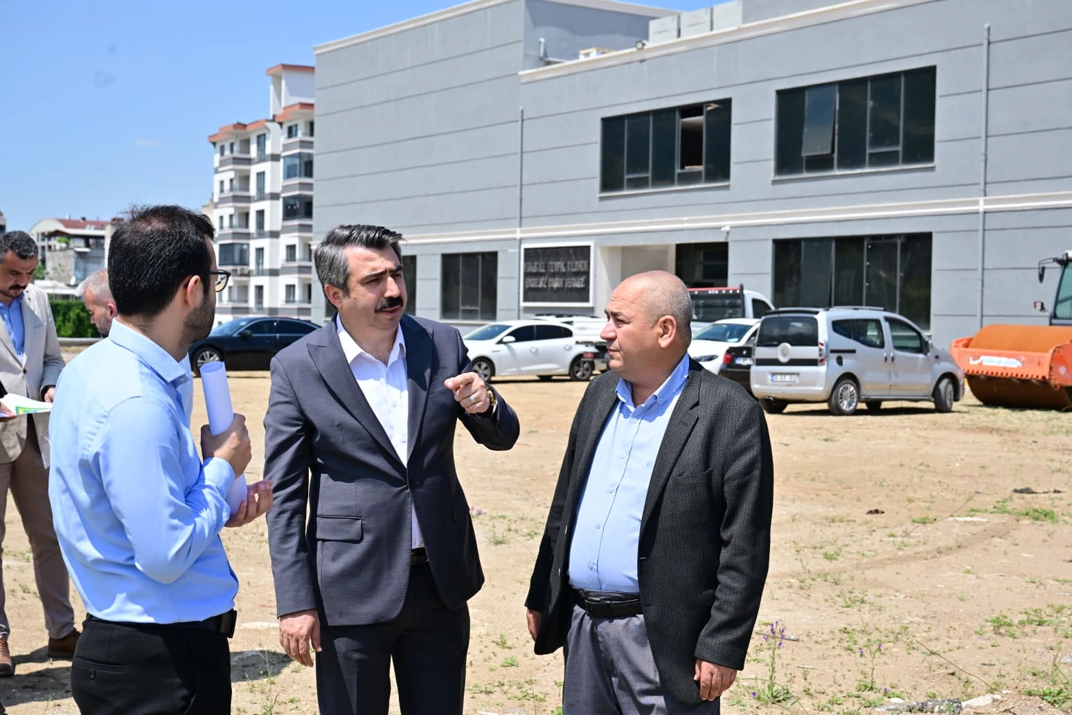 Yıldırım Belediyesi Engelsiz Yaşam Merkezi inşaatından genel bir görünüm
