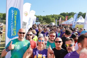 Gebze Ultra Trail koşusunda sporcuların start anı