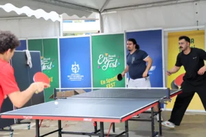 Kocaeli'de düzenlenen EnFest Gençlik ve Spor Festivali'nden genel görünüm