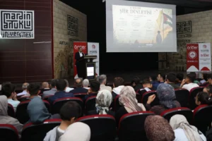 Mardin'de Gazze için düzenlenen 6 dilde şiir dinletisi etkinliği