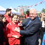 Bursa Nilüfer'de 19 Mayıs Atatürk'ü Anma, Gençlik ve Spor Bayramı kutlamaları