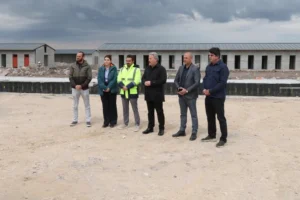 Melikgazi Belediyesi Hayvan Bakım Evi inşaat alanından genel görünüm