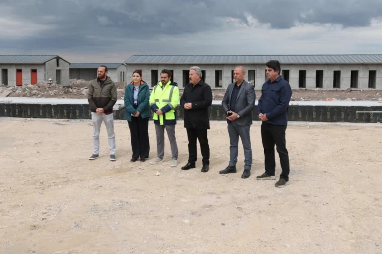 Melikgazi Belediyesi Hayvan Bakım Evi inşaat alanından genel görünüm