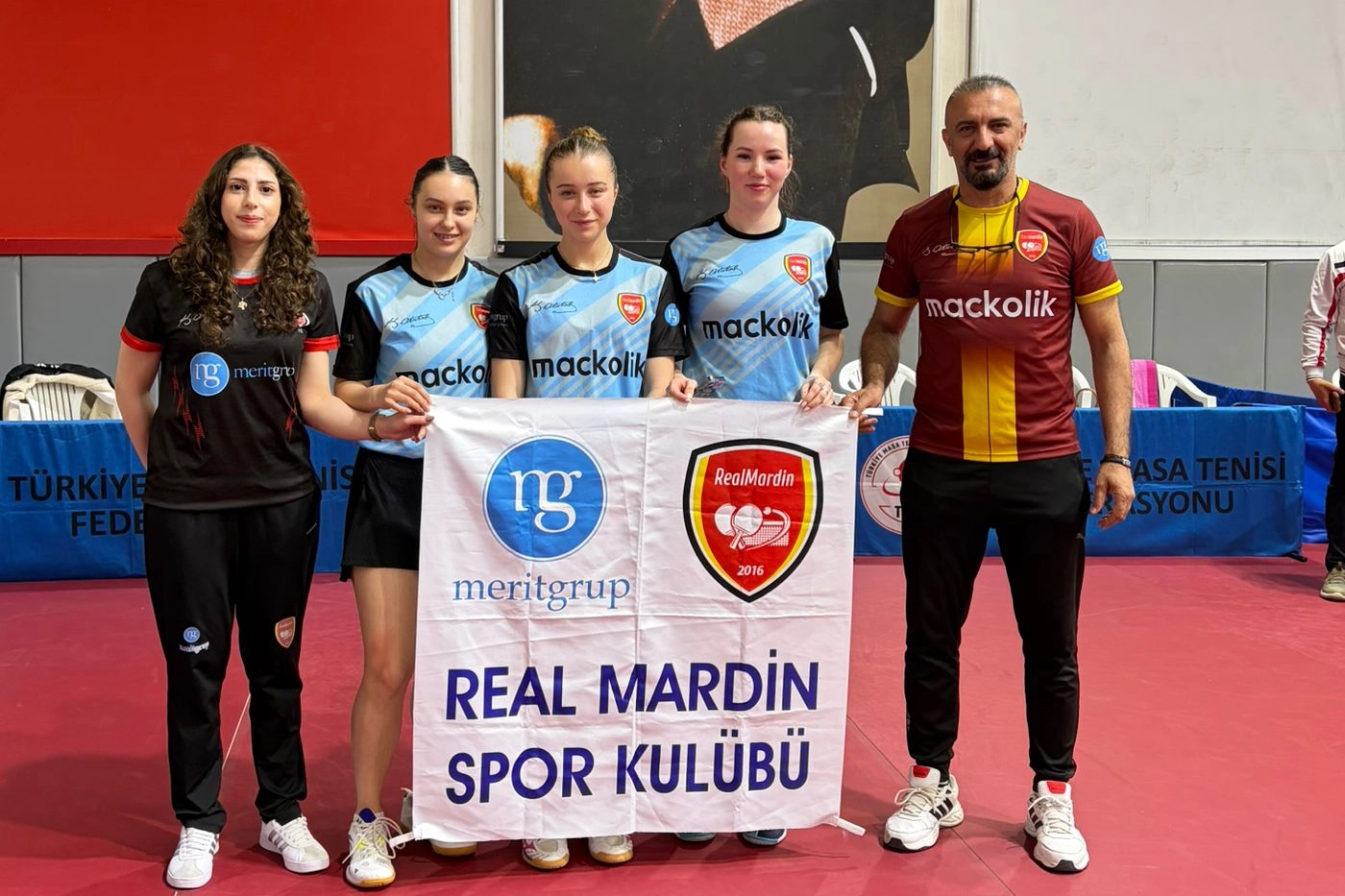 Mardin Kadın Masa Tenisi Takımı Süper Lig'de Final Four'a kaldı