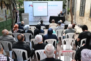 Mersin Kent Belleği Ofisi'nde Hamidiye Kışlası konulu söyleşi