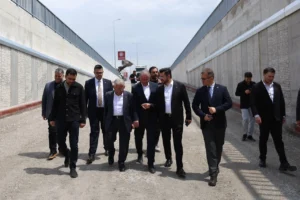 Kayseri DSİ-Yeni Sanayi Katlı Kavşak projesi inşaat çalışmaları