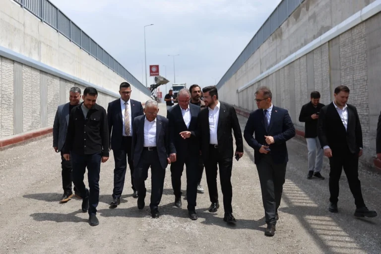 Kayseri DSİ-Yeni Sanayi Katlı Kavşak projesi inşaat çalışmaları