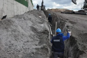 KASKİ Kayseri'de altyapı çalışmalarını gösteren görsel