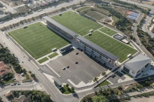Kocaeli Derince'de inşa edilecek Sporcu Gençlik Eğitim Merkezi'nin maketi