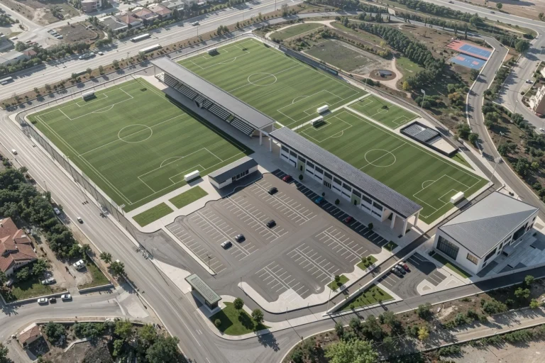 Kocaeli Derince'de inşa edilecek Sporcu Gençlik Eğitim Merkezi'nin maketi
