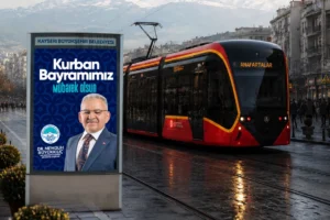 Kayseri'de Kurban Bayramı boyunca tramvaylar ücretsiz hizmet verecek.
