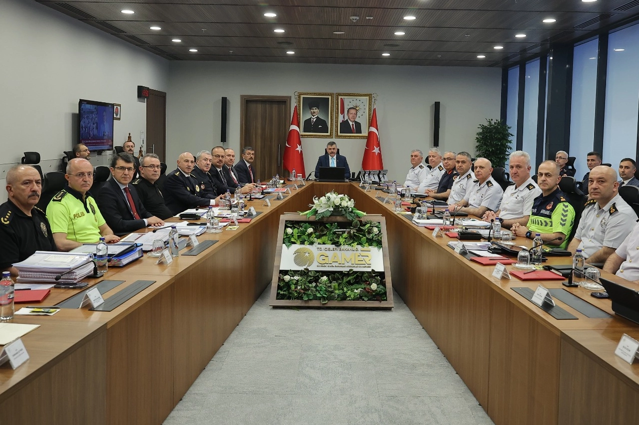 Ankara'da düzenlenecek NATO Zirvesi öncesi güvenlik hazırlıklarını gösteren görsel