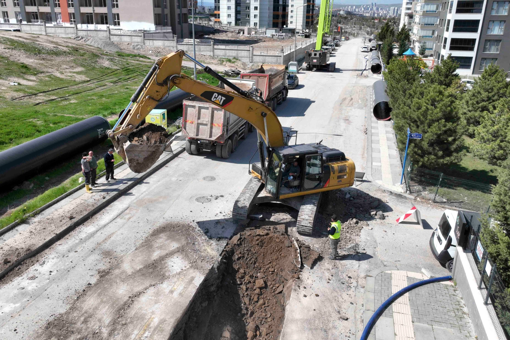 Ankara'da Sincan ve Etimesgut ilçelerine kesintisiz su sağlanması için yeni içme suyu hattı projesi