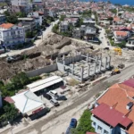 Dikili'nin yeni itfaiye hizmet binası inşaatında son durum
