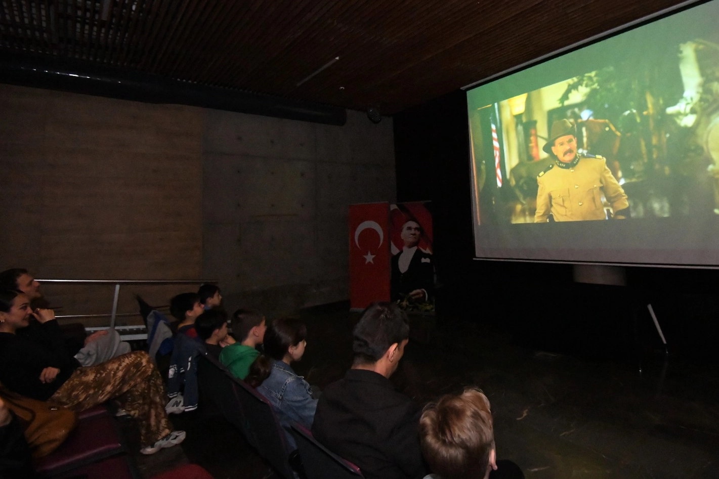 Osmangazi Belediyesi'nin Panorama 1326 Bursa Fetih Müzesi'nde düzenlediği sinema ve tarih buluşması etkinliği