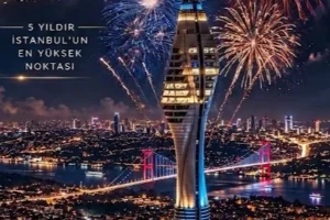 Çamlıca Kulesi'nin dijital yayıncılıkta 5. yılını kutladığına dair görsel