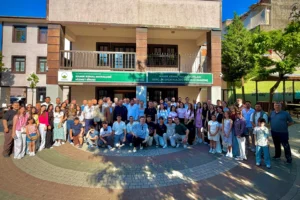 Bursa'da Rumeli camiası üyeleri Kurban Bayramı'nı kutluyor