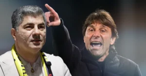 Fenerbahçe başkan adayı Hakan Safi'nin teknik direktör Antonio Conte ile görüştüğü iddiasına ilişkin haber görseli