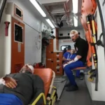 Erzurum Şehir Hastanesi'nde gerçekleştirilen deprem ve yangın senaryolu kırmızı kod tatbikatı