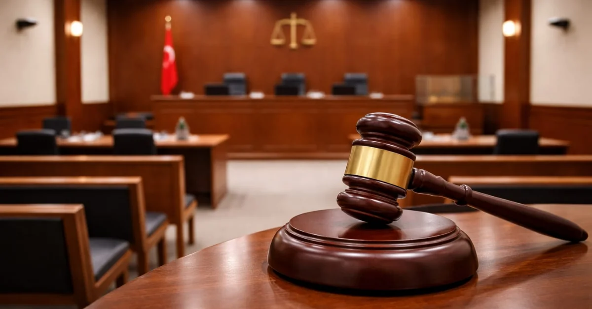 Bakan Yılmaz Gürlek'in 140 yeni mahkeme kurulacağını duyurduğu haber görseli