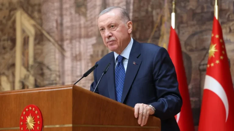 Cumhurbaşkanı Erdoğan, DEİK'te iş dünyasına hitap ederken