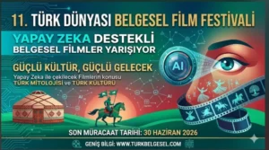 Türk Dünyası Belgesel Film Festivali'nde yapay zeka kategorisi tanıtımı