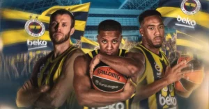 Fenerbahçe Beko basketbol takımının şampiyonluk kutlaması