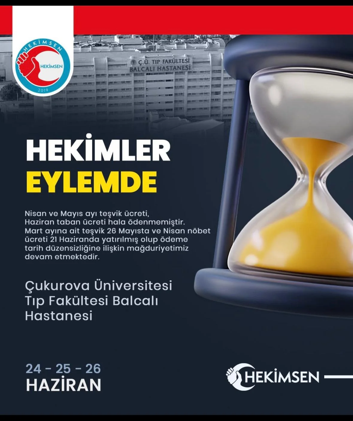 Üniversite hastanelerinde yaşanan mali sorunlara ilişkin HEKİMSEN'den çözüm çağrısı